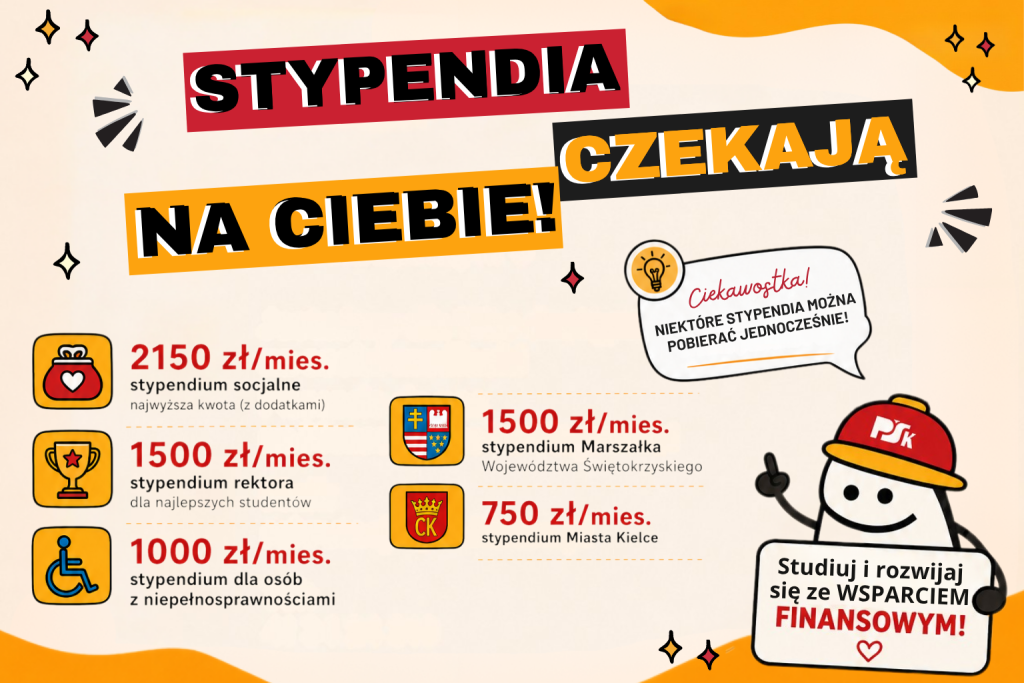 Nowe stypendia dla studentów I roku